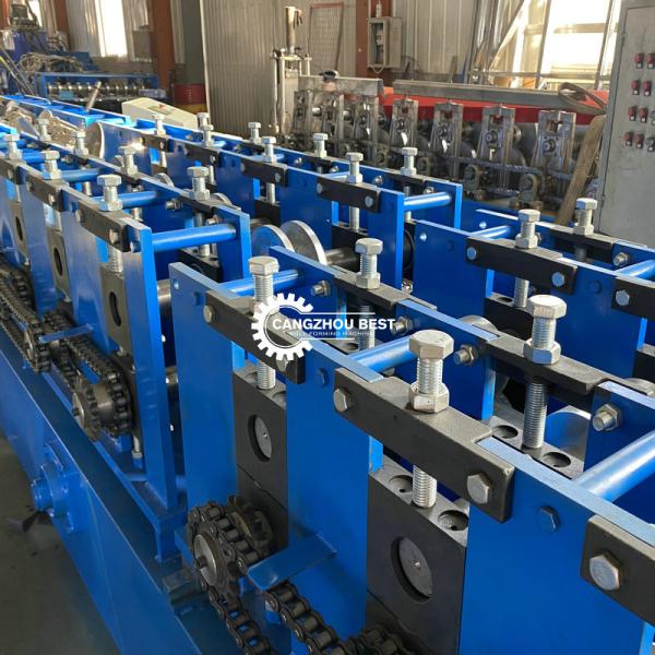 1.0mm Automatic Change PLC Roll Forming Equipment With Rib Embossing