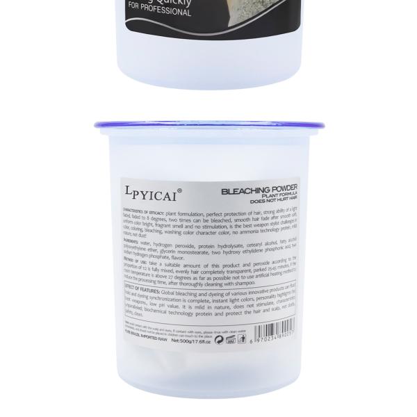 500ml Ammonia-Free Herbal Hair Dye Powder Wholesale – Low Irritation, Excellent Lightening Effect for All Hair Kinds