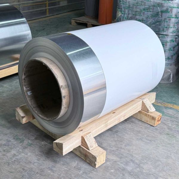 Pure White Prepainted Aluminum Coil 10mm To 1275mm Width lightweight