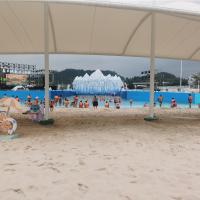 High Strength Varying Capacity Water Park Wave Pool Multiple Color