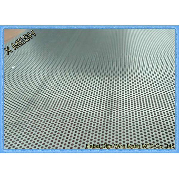 Stainless Steel Perforated Metal Sheet For Ceiling / Filtration Slot Hole Shape