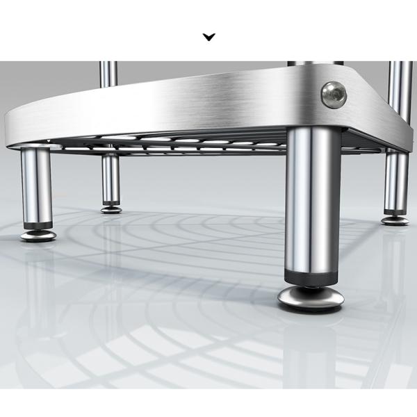 Kitchen Metal Pot Rack Multi-Purpose Household Landing Multi-Layer Pot Holder 304 Stainless Steel