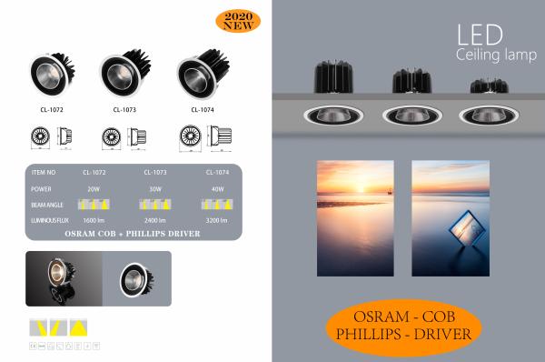 New Design Aluminum Adjustable LED integrated tracking light fixture adapter combined track light 32W