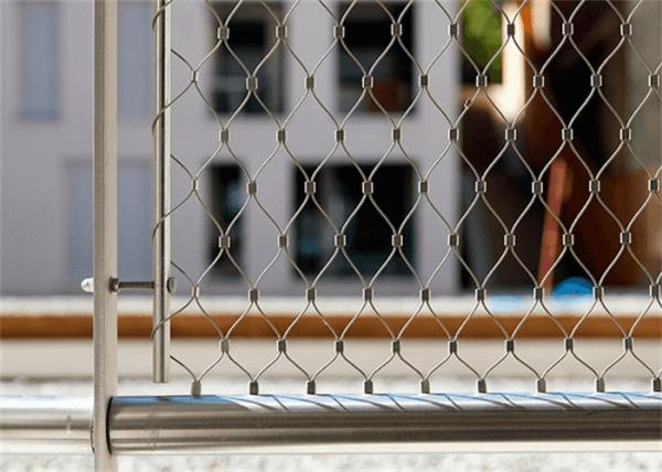 Custom X Tend Cable Mesh Ferrule Type 316 Stainless Steel Weld Mesh