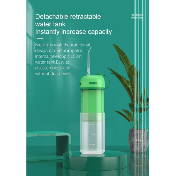 Limpieza eléctrica retractable de los dientes de Mini Portable Oral Irrigator Wireless del tanque de agua