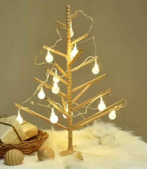 LED Easter Home Decorative Lights Christmas Party Indoor Bedside Window Display Lighting Tree