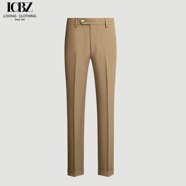 Customized Color Men's White Suit Pants with Anti-Wrinkle and Versatile Features