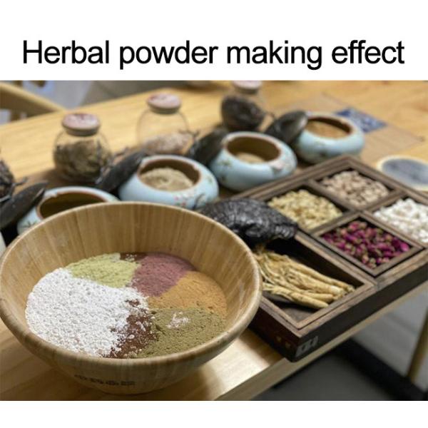 Máquina de moler especias de acero inoxidable / máquina de moler con especificaciones con finura ajustable