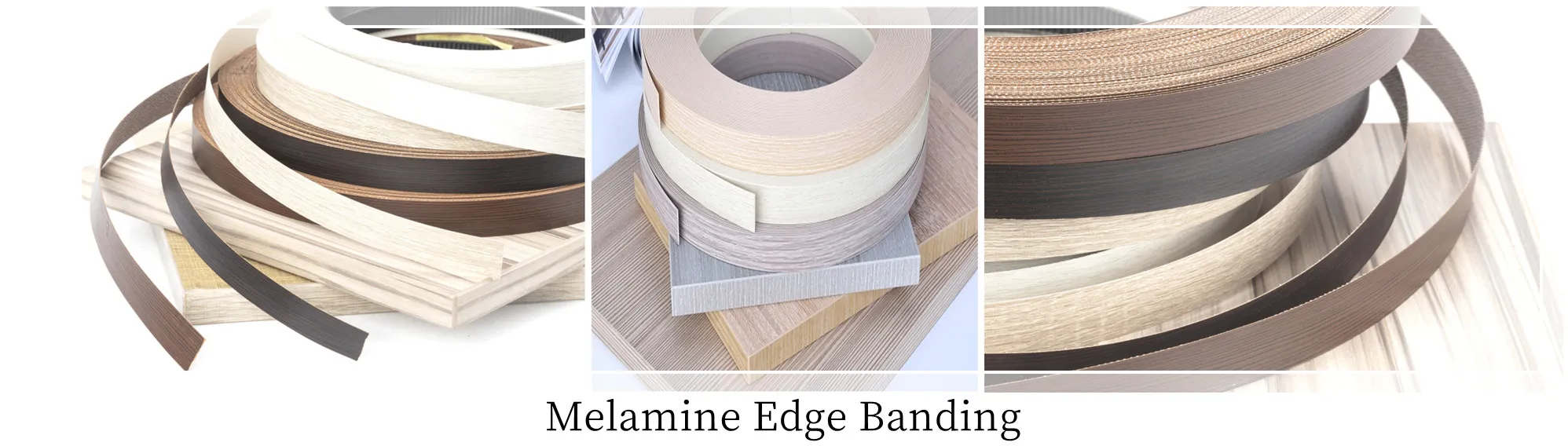 1mm Thick Wood Grain PVC Edge Banding Tape with Environmental Protection for Furniture Cabinets & Tables