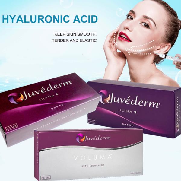 Llenador cutáneo ácido hialurónico facial Ultra3 antienvejecedor Ultra4 Voluma de Juvederm