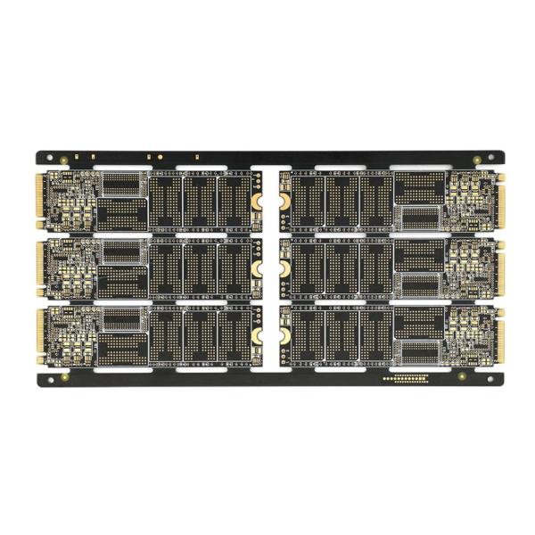 FR4 TG170 Multi Layer PCB Black Ink HDI PCB 4 Layer 6 Layer OEM ODM