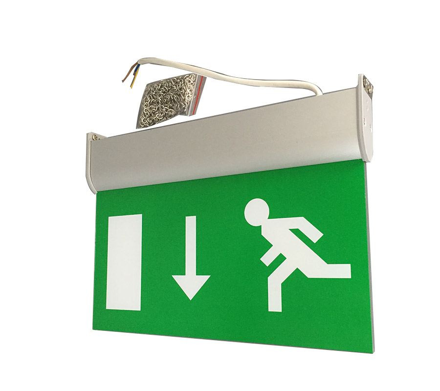 Hanging Wall Surface Mounted LED Exit Sign Double Side Ni-Cd Battery DSL015AM