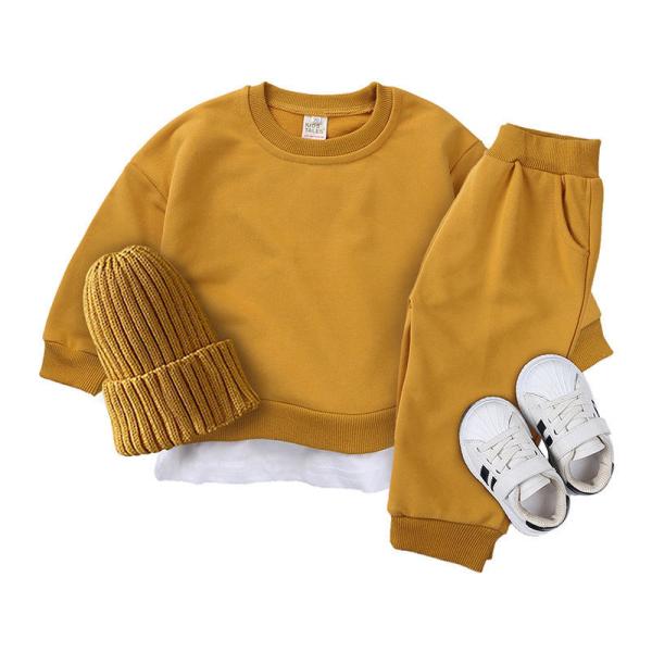 Children'S Outfit Sets Infants Cotton Crew Neck Sweater Kids Suits