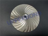 Roue d'affûtage en argent de 70 mm pour la coupe de la tige de filtre de la machine à cigarettes MK8 MK9