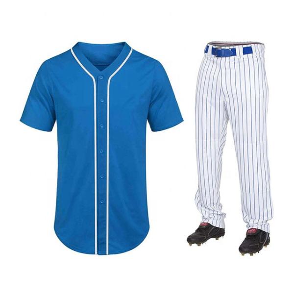 Anti Pilling Baseball Shirts Jerseys Breathable Anti Bacterial