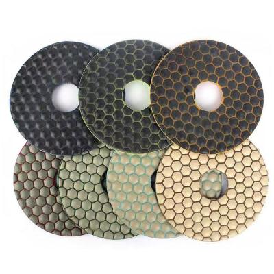 Pad de polissage à sec à base de résine de diamant pour le polisseur de pierre de broyeur à air