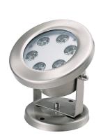 caractéristique extérieure IP68 imperméable LED de lumière blanche chaude de piscine de 6W