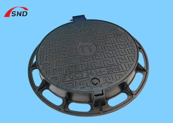 Russian Standard Round Cast Iron Manhole Cover Pressure Grade C250