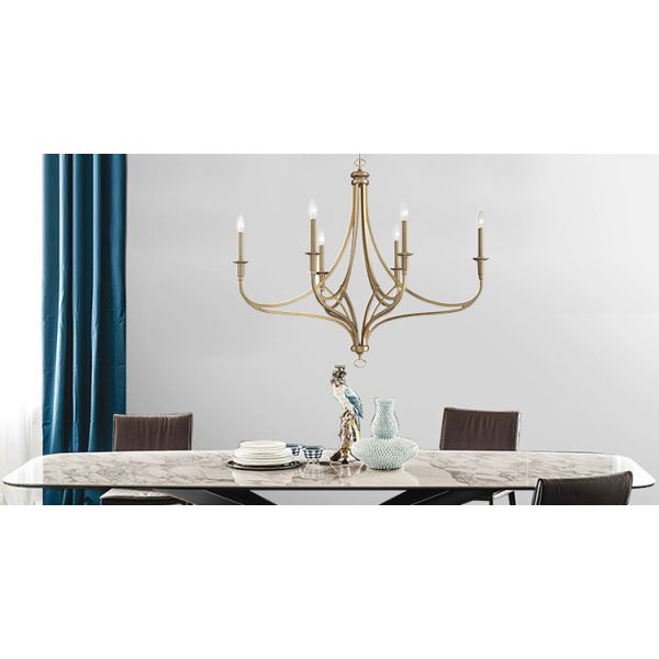 Customizable Design LED Chandelier with 50000 Hours Lifespan for Modern Simple Luxury Lighting