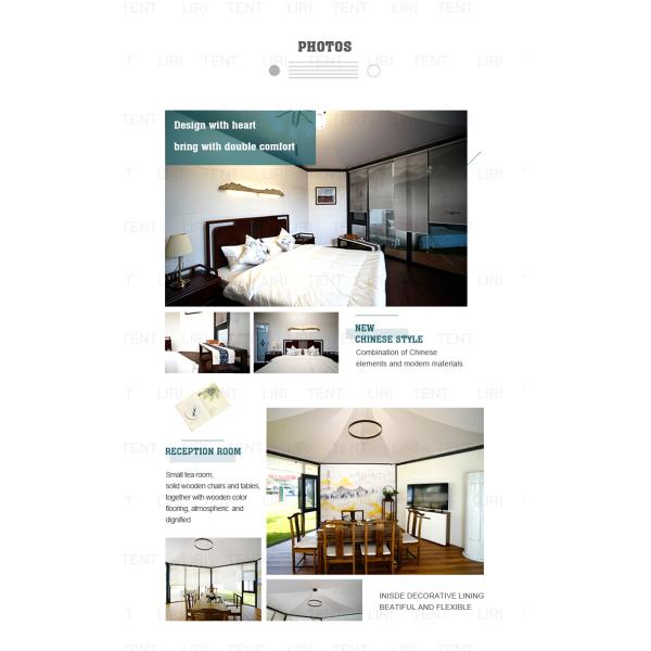 Multi Peaky Tourist Hotel Tensile Membrane Structure Tents For Events