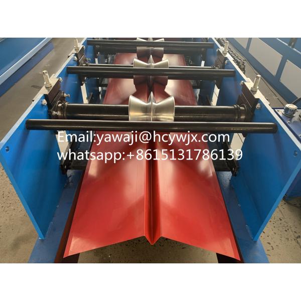 Forward Roofing Production Metal Steel Roll Forming Ridge Cap Machine