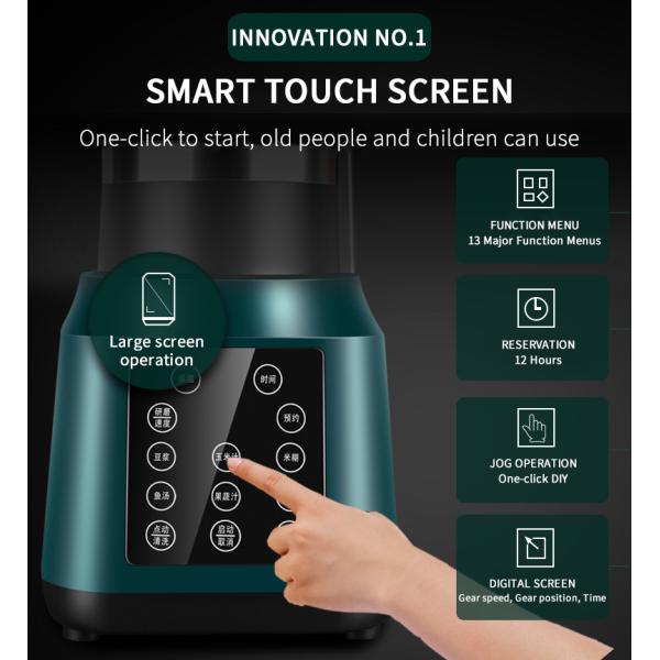 800W smart Choppers Meat Grinders Juicers 1700ml wall breaking blender