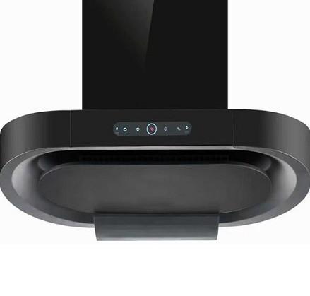 Modern Glass Stainless Steel T Shape Chimney Hood Electric Wall Mounted Range Hood