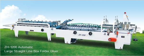 Automatic 4/6-corner Carton Box Folder Gluer Machine, 4/6 corner box, crash lock bottom box, normal side glue box