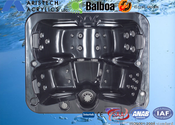 Single Reversible Lounger Hot Spa Tub,Whirlpool Massage Bathtub with 850 Liters ECO-Friend