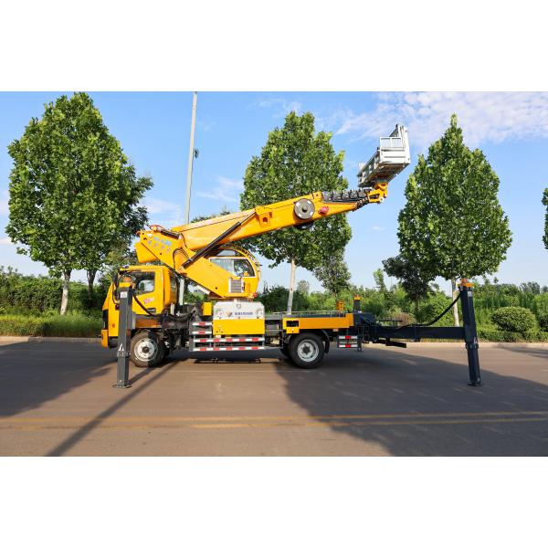 Платформа гидравлического подъема тележки 32м установленная тележкой воздушная рабочая платформа