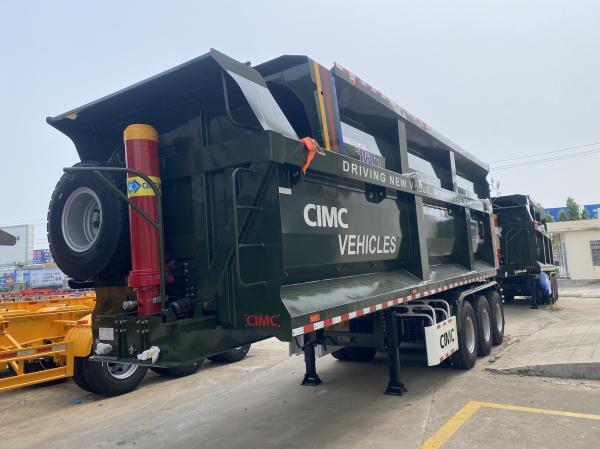 Chinese CIMC  The Latest Design High Intensity4 Axle 60 Ton 80 Ton U-type Tipper Cargo Trailer Dump Semi Trailer