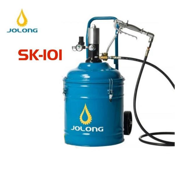 Blue Air Operated Grease Pump With 30-40 Mpa Air Outlet 0-7Mpa Pressure Range 0.85L/Min Oil Volume