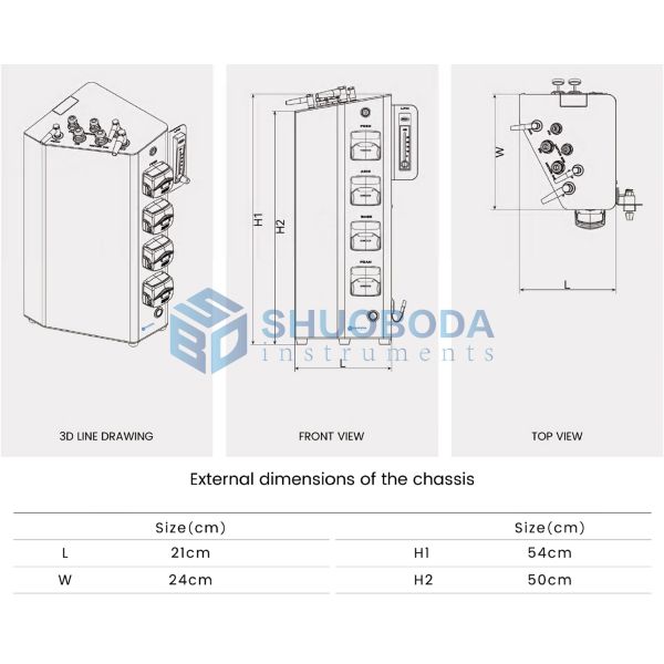 FMT-C Series Laboratory Compact Glass Multi Parallel Bioreactor Fermenter