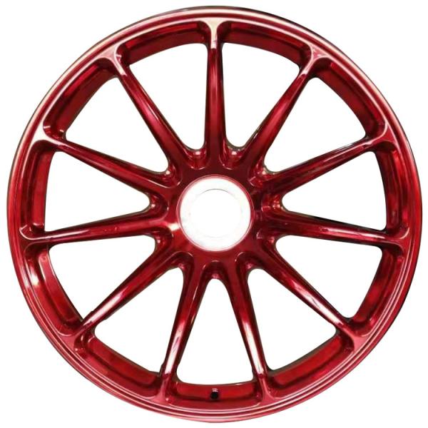 Custom 18 19 20 21 22 inch red finish forged alloy car wheel rim