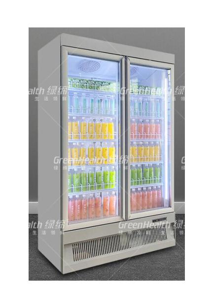 Supermarket Equipment Showcase Commercial Glass 3 Door Upright Beverage Cooler