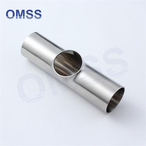Stainless Steel Pipe Fitting Short Reducing Welded Tee Sanitary 316L