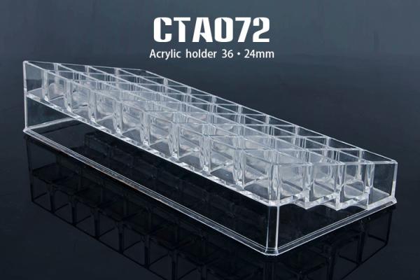 Acrylic 36 Holes Transparent  Permanent Make Up Tattoo Ink Cup Holder