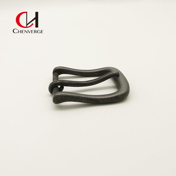 Western Matte Black Belt Buckle Zinc Alloy ODM OEM 5mm Thick 60mm Long