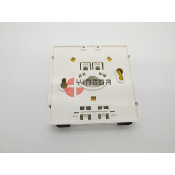 Крытая лицевая плита волокна к домашней белизне СК АБС+ПК портов панели 2 стенной розетки