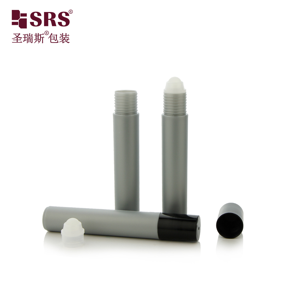 15ml Custom Printed PP Plastic Roller Bottle Empty Roll On Container for Perfume Essential Oil Cosmetic Brand Production