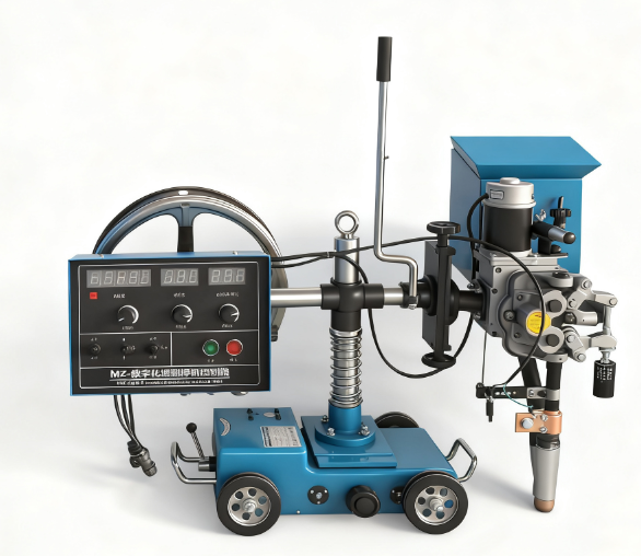 MZ-1250 Automatic Submerged Arc Welding welding Car with IGBT inverter for pipeline installation.