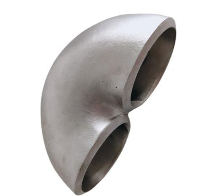 304 316L Stainless Steel Pipe Fittings / 90 Degree Welding Elbow SCH 40