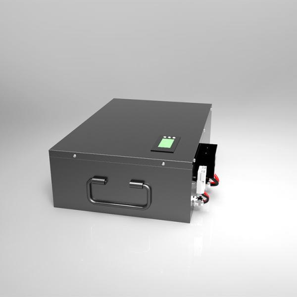 48V 120Ah LiFePO4 Lithium Battery Pack,Dual Charge & Discharge Anderson Connectors & Built-in Smart BMS for Electric Stacker,UN38.3 China Manufacturing Factory