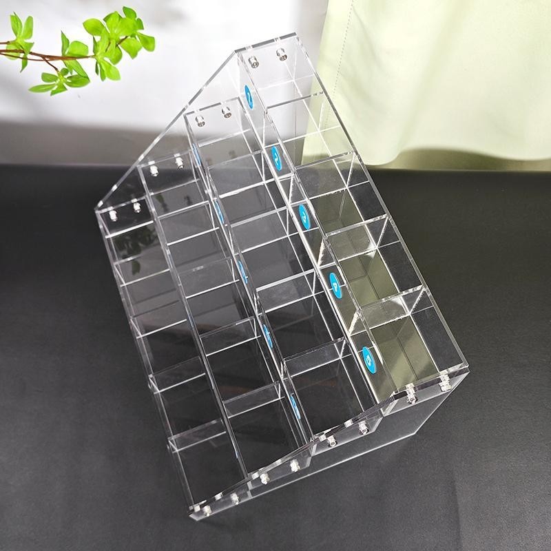 Pediatric Doctor Recommended 5mm Thick Clear Acrylic Display Riser, Non-Toxic Safe Acrylic Stand for Baby Kids Products, Custom UV Printing Logo Counter Display Rack