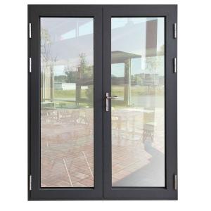 Puertas interiores / exteriores de aluminio de carcasa Puertas francesas de