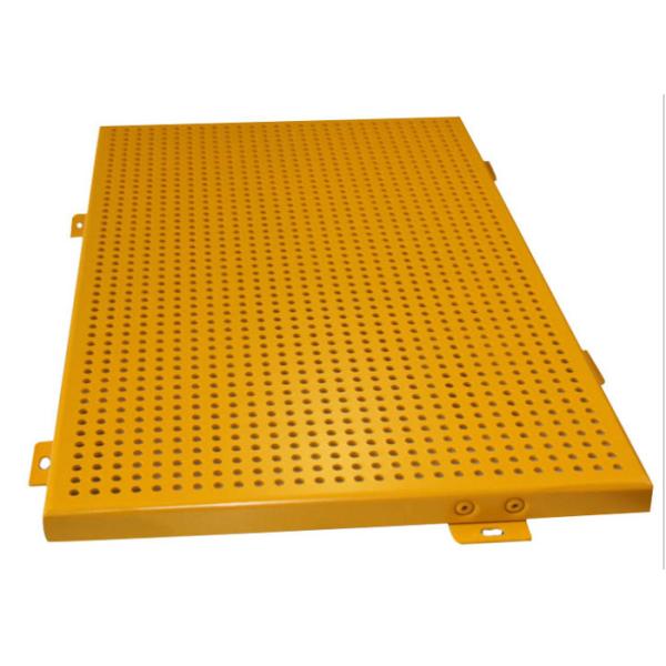 ISO9001 2mm PVDF распыляют сетку покрытия пефорированную алюминиевую
