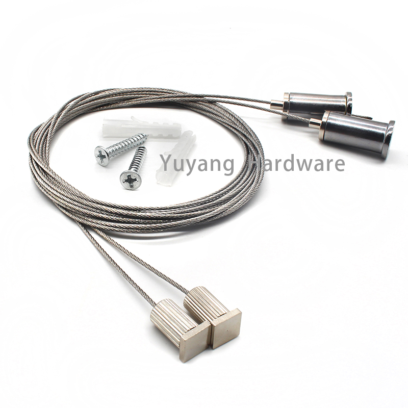 Ceiling Wire Safety Aircraft Cable Suspension Hanging Kits for Strip Light
