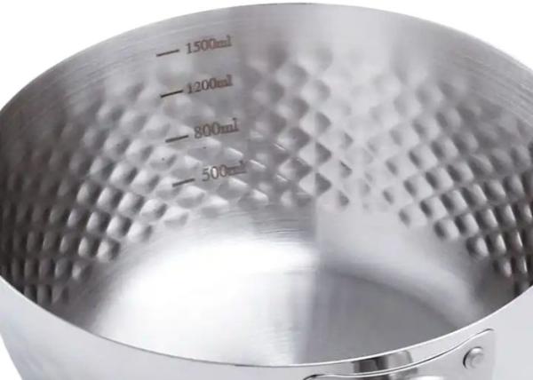 o Cookware de aço inoxidável de 20/22cm ajusta a caçarola 304 de aço inoxidável com tampa de vidro