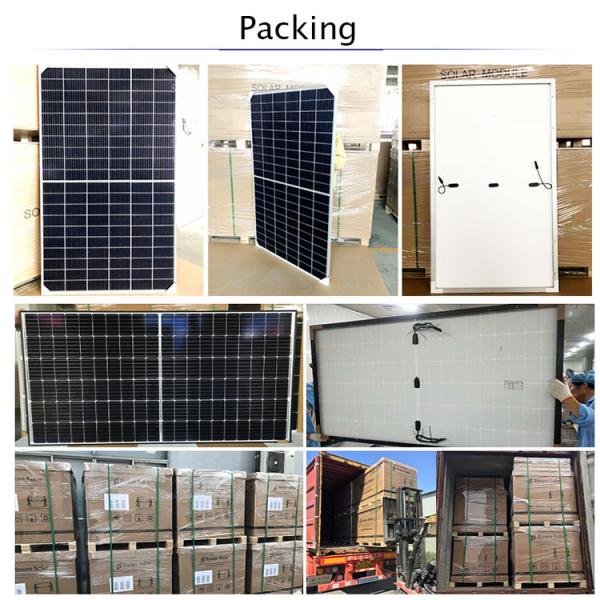 Mono Half Cell Solar Panel 500 Watt Bifacial Solar Panels 380w 400w 420w 450w