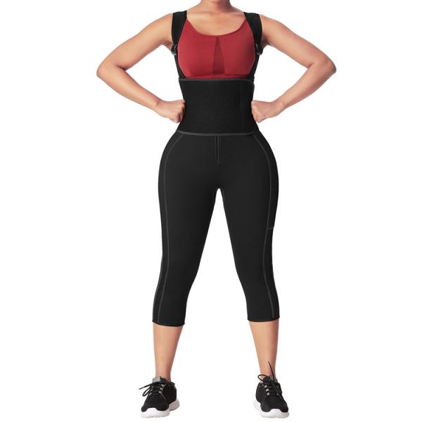 High Waist Fitness Leggings Bodysuits for Women Custom Logo Slim Shapers by HEXIN 2021